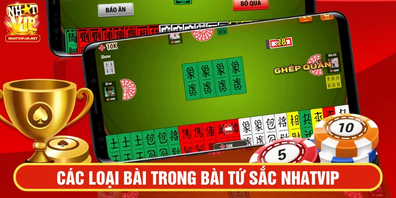 Mỗi loại bài trong Tứ Sắc có cách tính điểm khác nhau