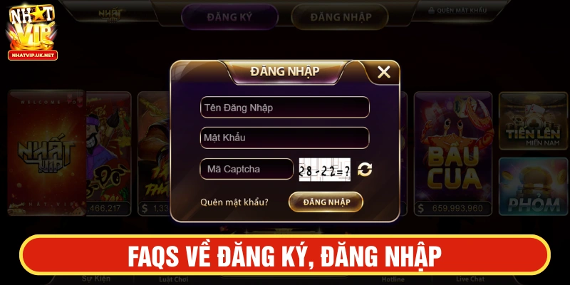 Giao diện tạo tài khoản mới tại NHATVIP chính thức