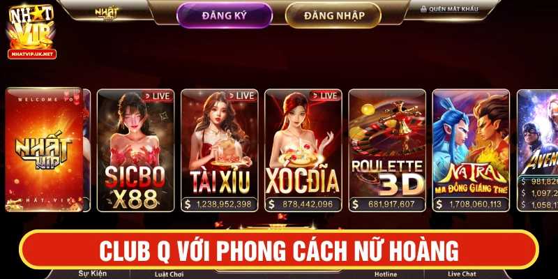 Tham gia club Queen phong cách nữ hoàng châu Á