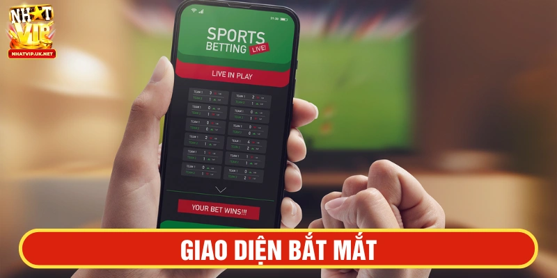 Giao diện web cược thu hút người chơi bởi những màu sắc bắt mắt 