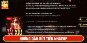 Hướng dẫn rút tiền NHATVIP