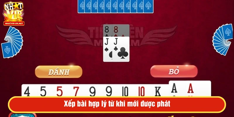 Cách chơi bài tiến lên miền Nam nhờ sắp xếp bài logic 